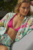 PQ Swim Floret Darcy Button Crop Top